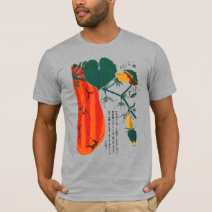 Japanese Botanical Illustration of a Pumpkin T-Shirt