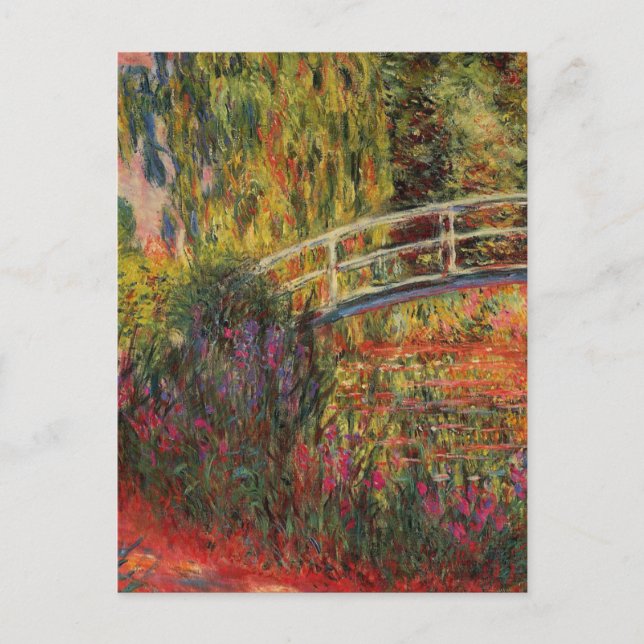 Japanese Bridge by Monet Postcard (Front)