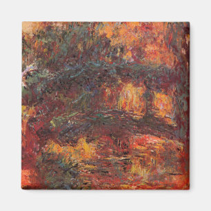 Japanese Bridge - Claude Monet - c1920 Magnet