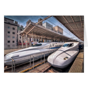 Japanese Bullet Trains at Tokyo Station