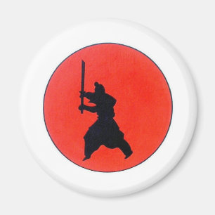 Japanese Bushido Way Of The Warrior Ninja Magnet