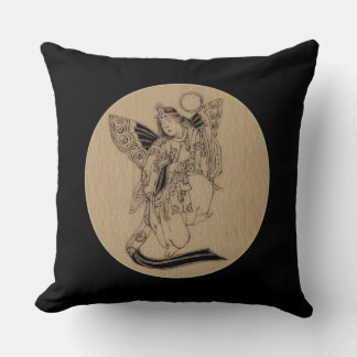 Japanese Butterfly Angel Cushion