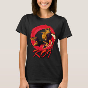 Japanese Butterfly Koi Oriental Fish Hobby T-Shirt