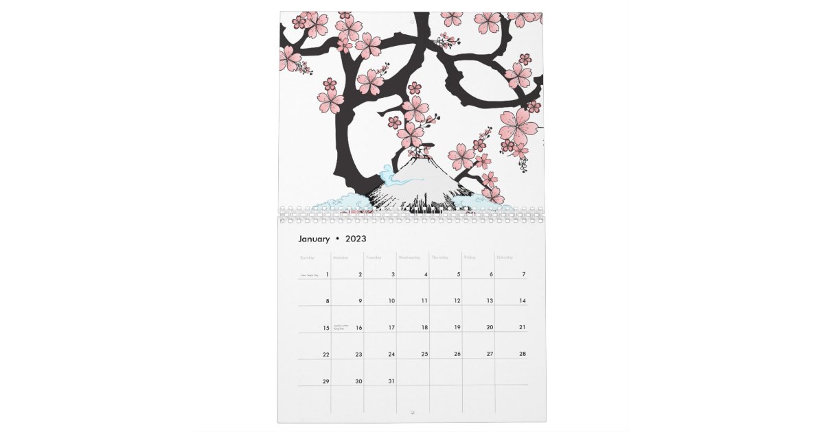 Japanese Calendar SPECIAL ART Zazzle.co.nz