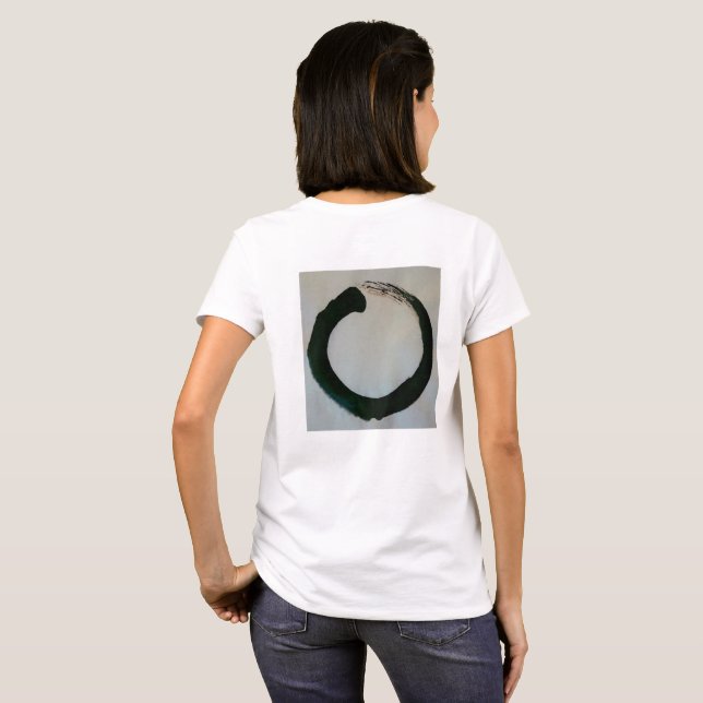 Japanese calligraphy design shirt (Back Full)