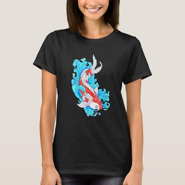 Japanese Carp Koi Fish T-Shirt (Front)