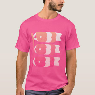 Japanese Carp Koi Kanji Koinobori Flag T-Shirt