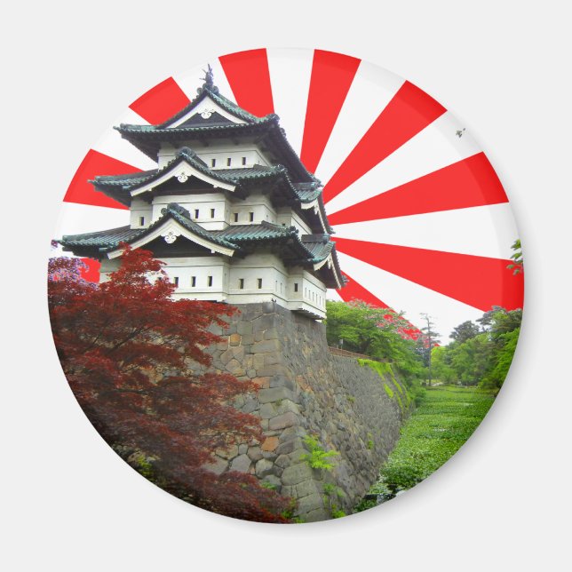 Japanese Castle Magnet (Front)
