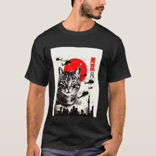 Japanese Cat Catzilla 1 T-Shirt