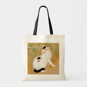 Japanese Cat, Takeuchi Seihō, Japanese Art Tote Bag