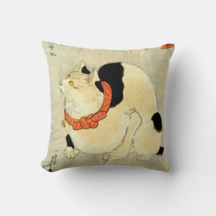 Japanese Cat, Utagawa Kuniyoshi Cushion