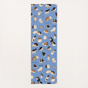Japanese Cats (Colour Chengeable ) Yoga Mat
