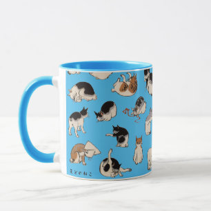 Japanese Cats, Hiroshige, Ukiyo-e Mug