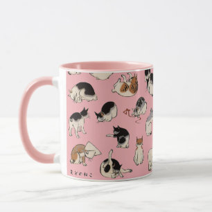 Japanese Cats, Hiroshige, Ukiyo-e Mug