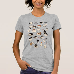 Japanese Cats, Hiroshige, Ukiyo-e T-Shirt