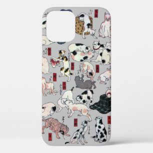 Japanese Cats, Kuniyoshi (Colour Chengeable ) iPhone 12 Case