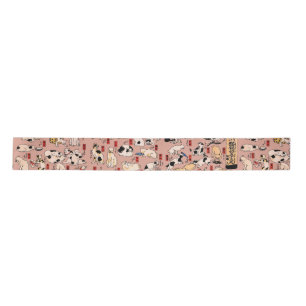 japanese cats Ukiyo-e Funny kitty Satin Ribbon