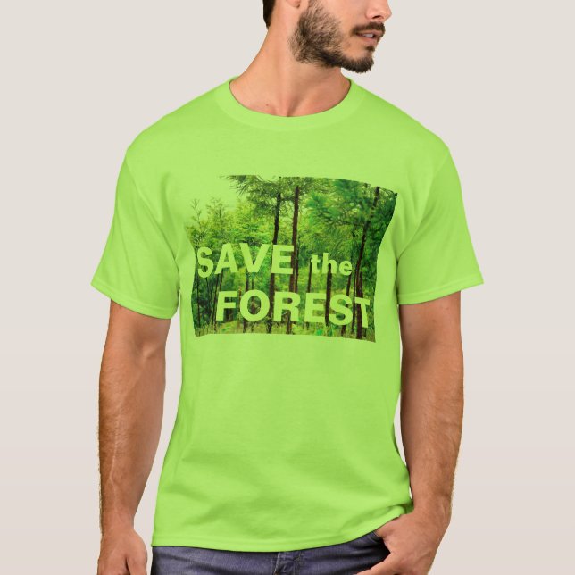 Japanese Cedar woods T-Shirt (Front)