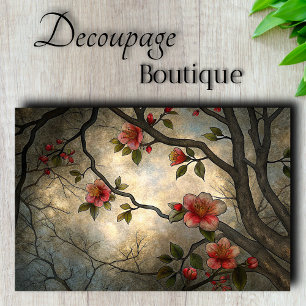 Japanese Cherry Blossom Asian Style Decoupage Tissue Paper