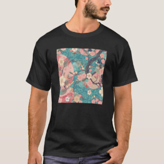 Japanese Cherry Blossom Flower Pink Sakura Floral T-Shirt