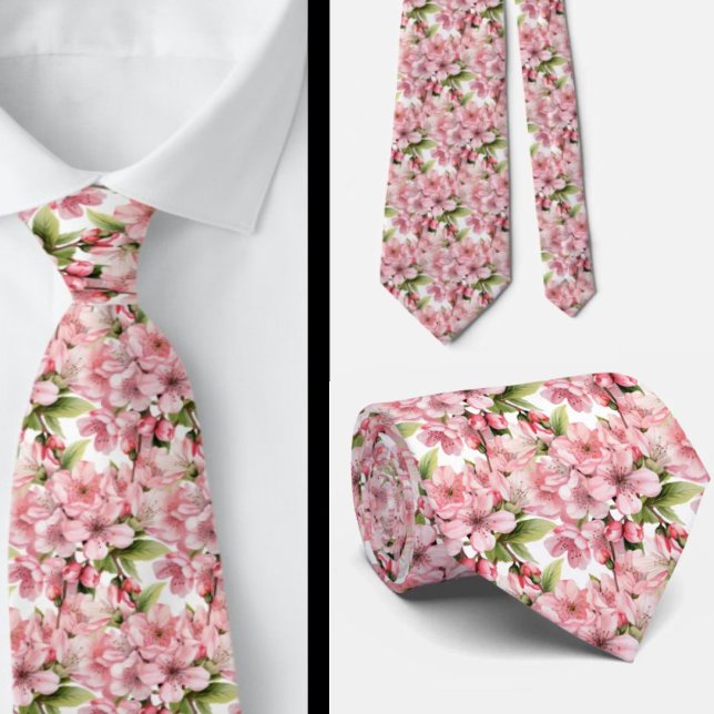 Japanese Cherry Blossom Neck TIe (Creator Uploaded)