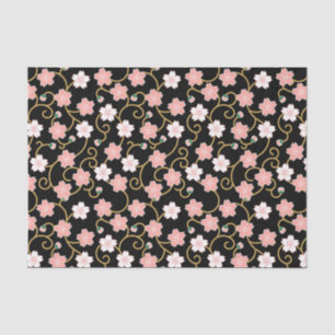 Japanese Cherry Blossom Pattern Tissue Paper