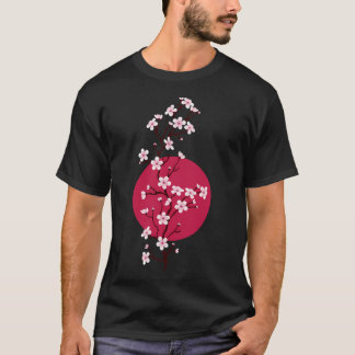 Japanese Cherry Blossom Sunset T-Shirt