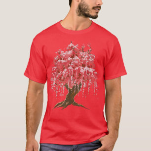 Japanese Cherry Blossom Tree Sakura Nature Graphic T-Shirt