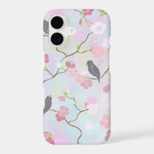Japanese Cherry Blossoms & Birds iPhone Case