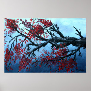 japanese cherry blossum flower art prints