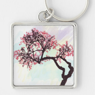 Japanese Cherry Tree Blossom Keychain