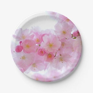 Japanese Cherry Tree Blossom Paper Plate