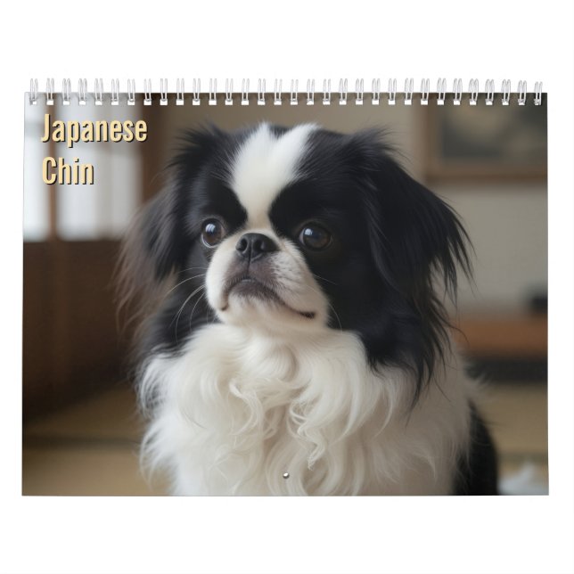 Japanese Chin 2027 Wall Calendar (Cover)