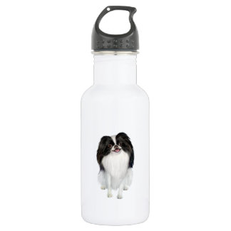 Japanese Chin (A) - Black and white 532 Ml Water Bottle