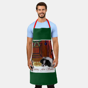Japanese Chin Christmas Apron