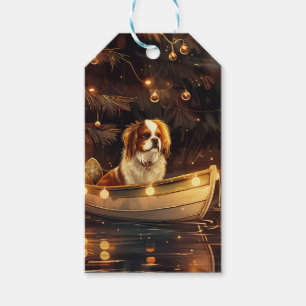 Japanese Chin Christmas Festive Voyage Gift Tags
