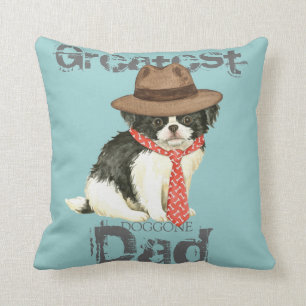 Japanese Chin Dad Cushion