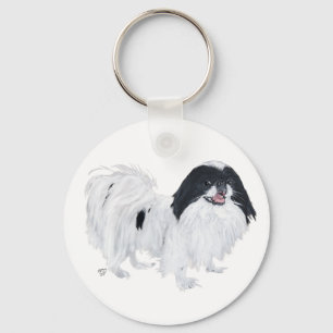 Japanese Chin Dog Key Ring