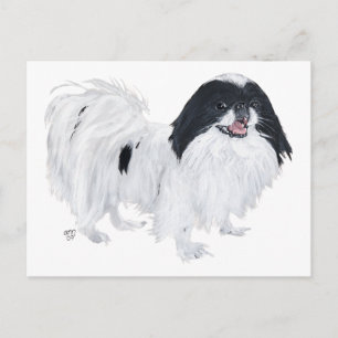 Japanese Chin Dog Postcard