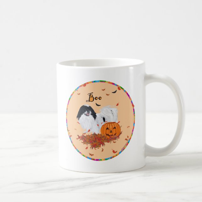 Japanese Chin Halloween Coffee Mug (Right)