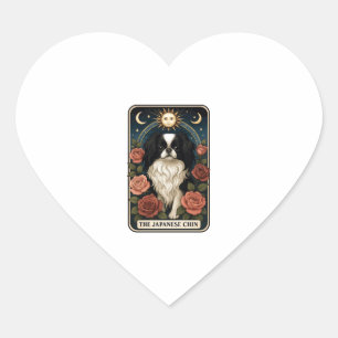Japanese Chin Heart Sticker