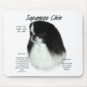 Japanese Chin History Design Mouse Pad