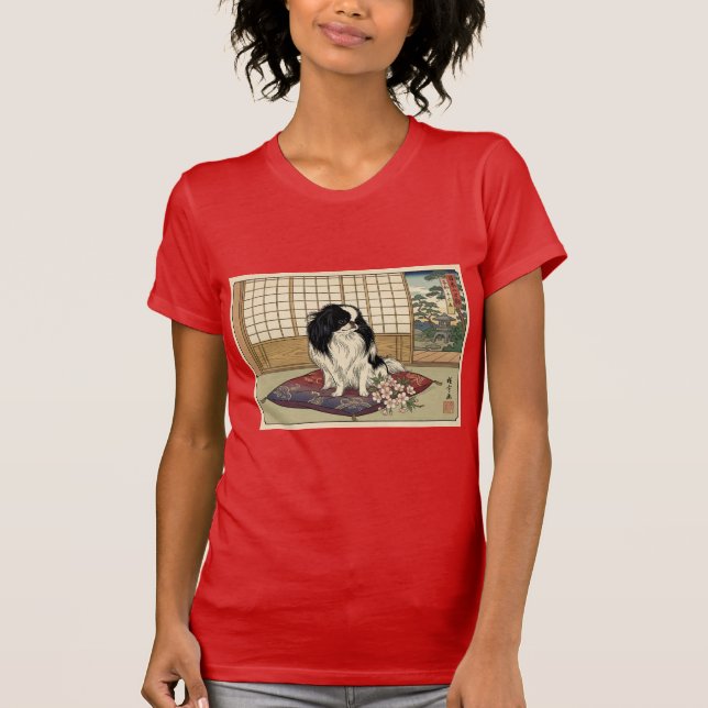 Japanese Chin in a Japanese home T-Shirt (Front)