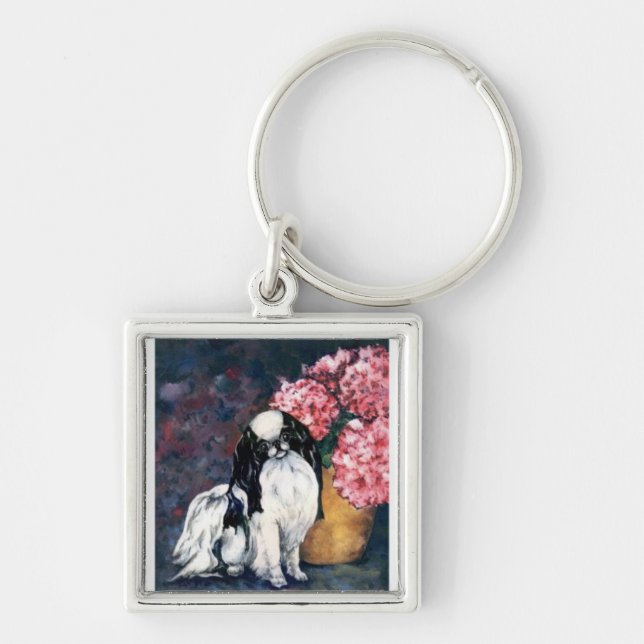 Japanese Chin Key Ring (Front)