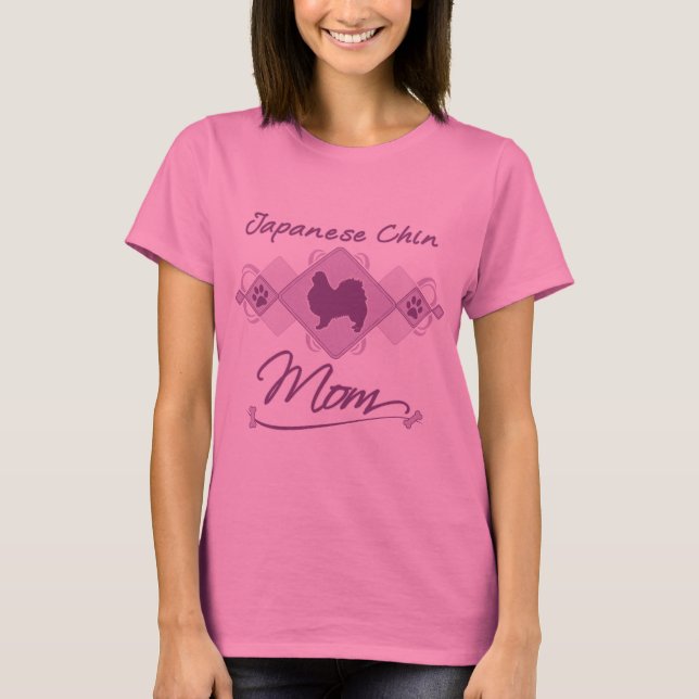 Japanese Chin Mum T-Shirt (Front)