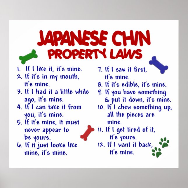 JAPANESE CHIN PL2 POSTER (Front)