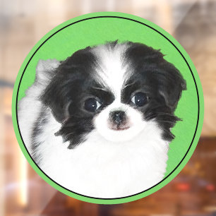 Japanese Chin Puppy Painting - Dog Art