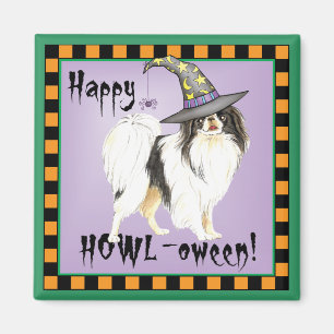Japanese Chin Witch Magnet
