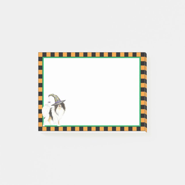 Japanese Chin Witch Post-it Notes (Front)