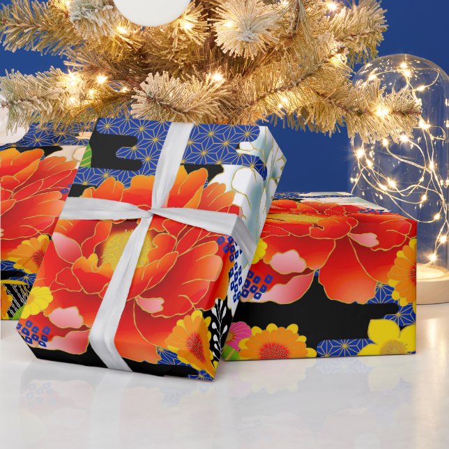 Japanese chiyogami wrapping paper (Holidays)
